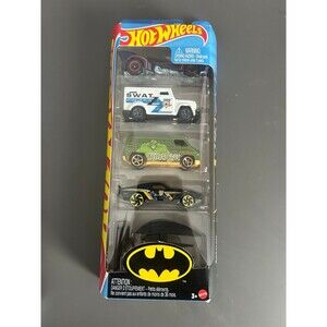 New HOT WHEELS 5 Pack - Batman (Inc. Batmobile, Batplane, Van, Truck & Car) G20